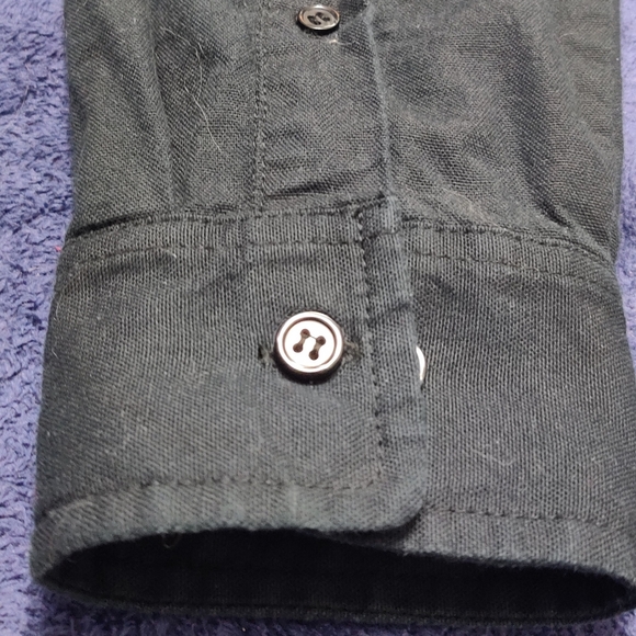 OVO Button Up Black Long Sleeve - Picture 5 of 6